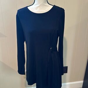 Travelers by Chicos like new black top size one